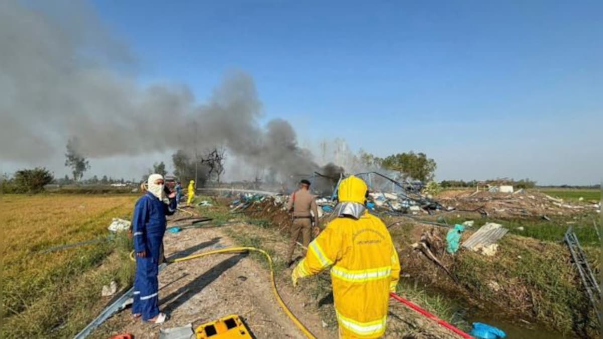 At least 23 killed in explosion at rural firework factory in Thailand