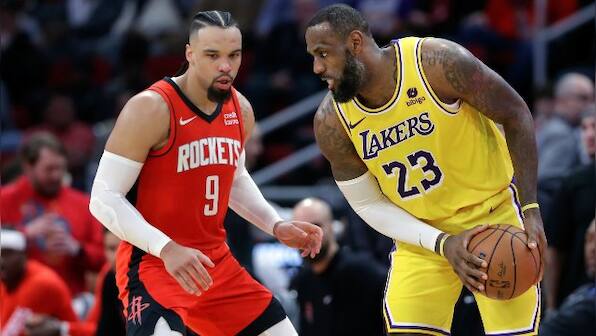 NBA: Vanderbilt ejected after altercation with Brooks as Houston Rockets beat Lebron James' LA Lakers