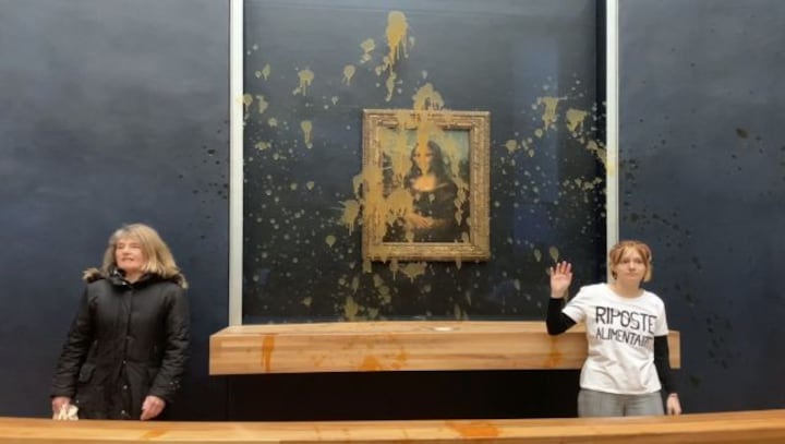 Mona Lisa is not alone: How attacks on artworks have become a popular form of protest