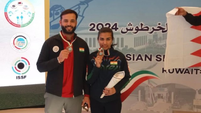 Asia Olympic Qualifiers: Raiza-Gurjoat pair wins bronze in skeet mixed team event Asia Olympic Qualifiers: Raiza-Gurjoat pair wins bronze in skeet mixed team event