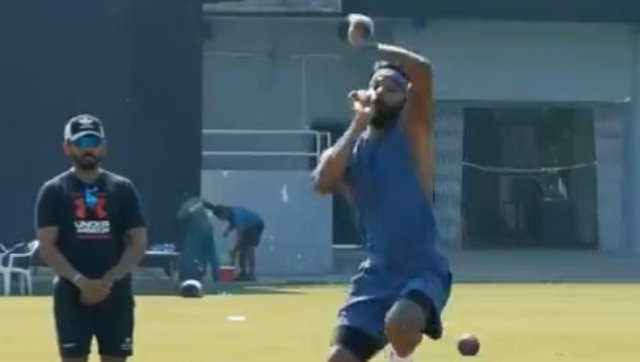 Watch] Mumbai Indians captain Hardik Pandya hits the nets ahead of IPL 2024
