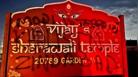 Hindu temple defaced again in US' California with anti-India, pro-Khalistan graffiti