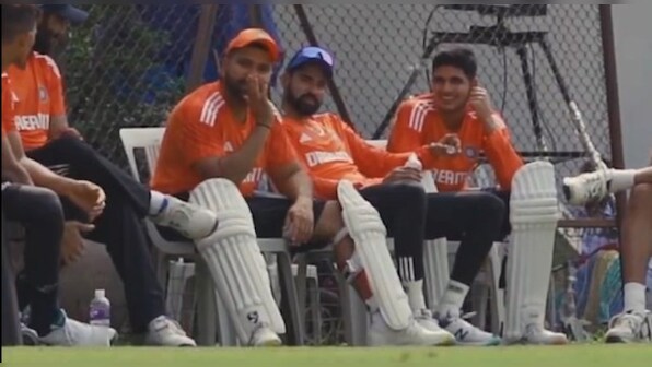 Watch: Rohit Sharma leads Team India as hosts take part in intense training session