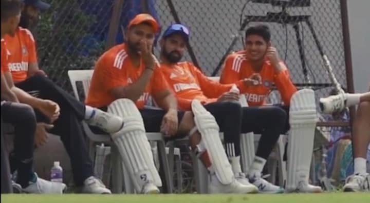 Watch: Rohit Sharma leads Team India as hosts take part in intense training session