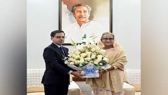 Indian envoy calls on Bangladesh PM Sheikh Hasina, conveys PM Modi's greetings on election win