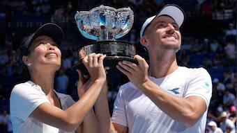 Australian Open 2024: Hsieh Su-wei and Jan Zielinski win mixed doubles title
