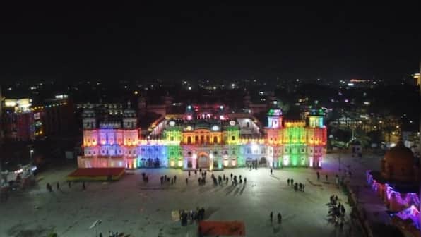 Janaki Temple in Nepal's Janakpur illuminated ahead of consecration ceremony in Ayodhya