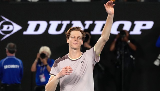 Jannik Sinner dances in the pressure storm towards Australian Open title Jannik Sinner dances in the pressure storm towards Australian Open title