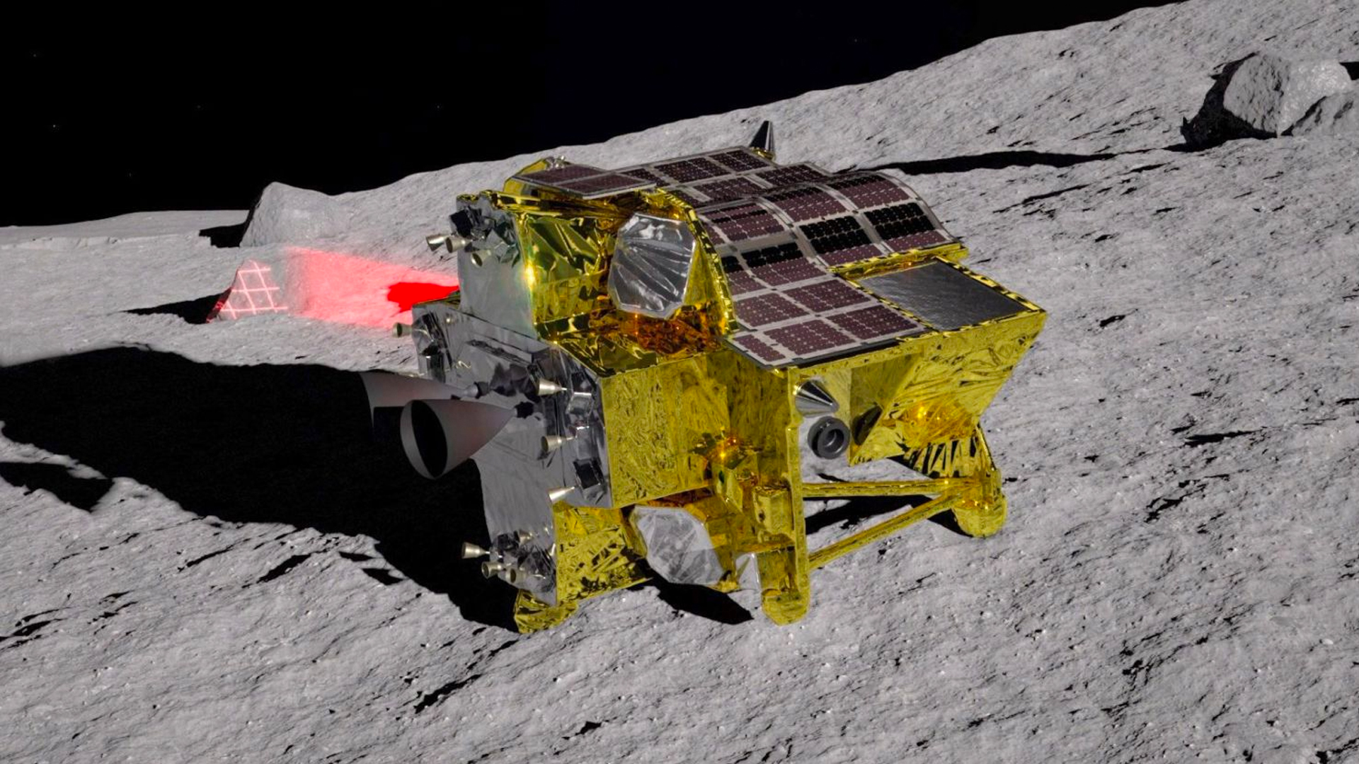 Japan’s Moon Sniper lunar lander makes a precise landing despite last-minute engine scare Japan’s Moon Sniper lunar lander makes a precise landing despite last-minute engine scare