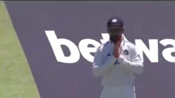 Watch: Virat Kohli greets Keshav Maharaj with folded hands as ‘Ram Siya Ram’ plays in the background