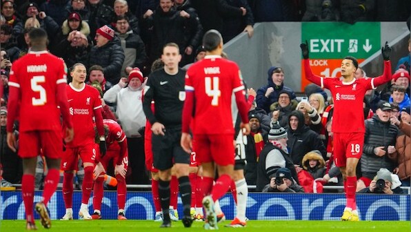 League Cup: Liverpool come from behind to take semi-final lead over Fulham