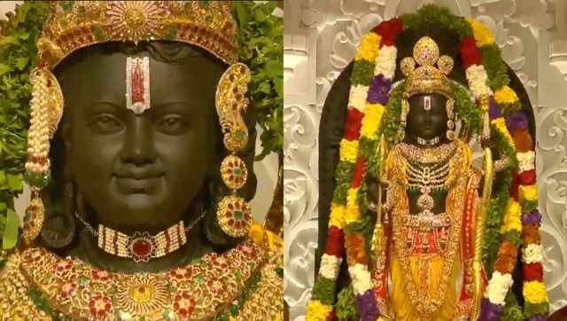 WATCH: First visuals of Lord Ram idol at Shri Ram Janmabhoomi Temple in Ayodhya WATCH: First visuals of Lord Ram idol at Shri Ram Janmabhoomi Temple in Ayodhya