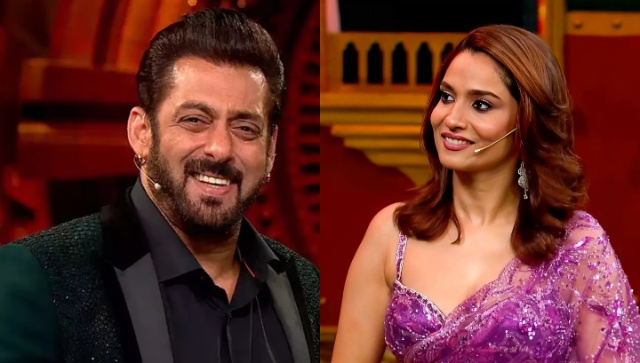 Salman Khan pokes fun at Ankita Lokhande after her mom-in-law says 'bahut pyar denge': 'Tum ghar se niklo to sahi..' Salman Khan pokes fun at Ankita Lokhande after her mom-in-law says 'bahut pyar denge': 'Tum ghar se niklo to sahi..'