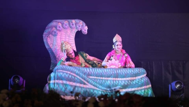 Ayodhya Ram Mandir: Vishal Nayak & Hema Malini perform as Ram & Sita at Amrit Mahotsav ahead of Pran Pratistha Ayodhya Ram Mandir: Vishal Nayak & Hema Malini perform as Ram & Sita at Amrit Mahotsav ahead of Pran Pratistha