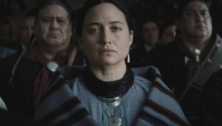 Lily Gladstone, first Native American actress nominee, travels to Osage country to honor Oscar nod