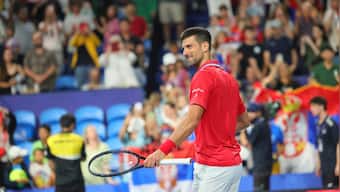 Watch: Novak Djokovic and Serbian teammates celebrate New Year on tennis court after United Cup win