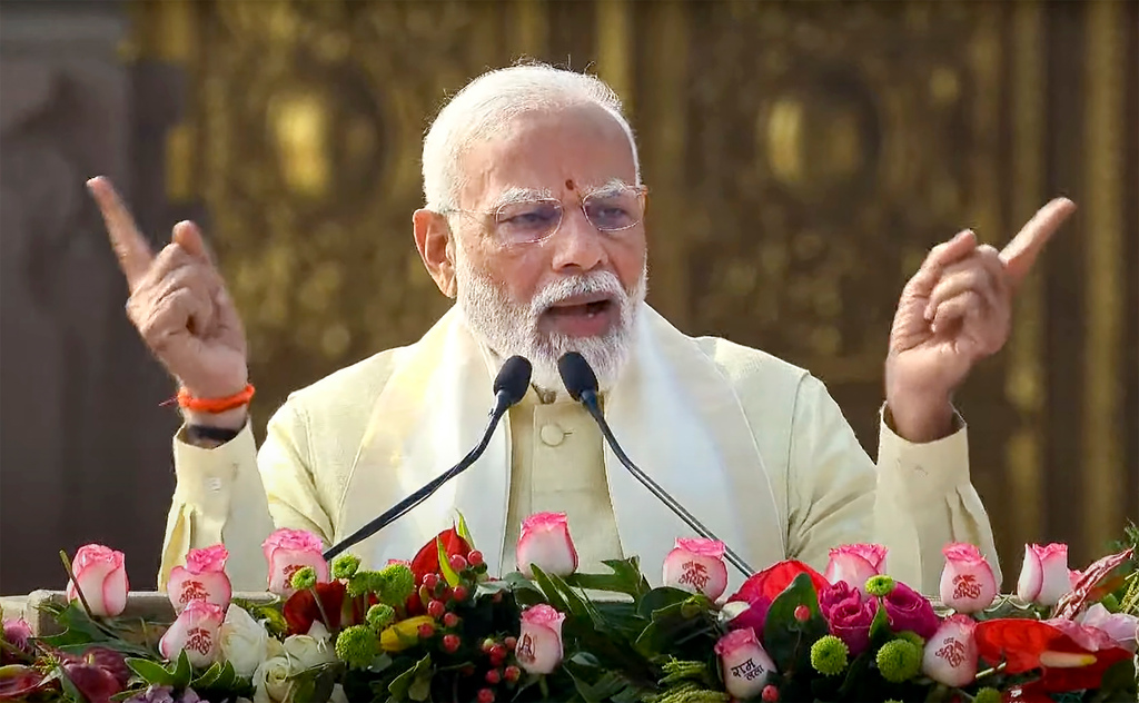 PM speaks of inclusivity, nation-building at Ram Lalla consecration, western media reeks of Hinduphobia and dishonesty PM speaks of inclusivity, nation-building at Ram Lalla consecration, western media reeks of Hinduphobia and dishonesty