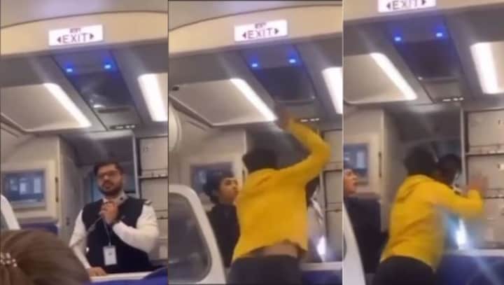 WATCH: Passenger on Goa-bound IndiGo flight punches pilot announcing delay at Delhi airport