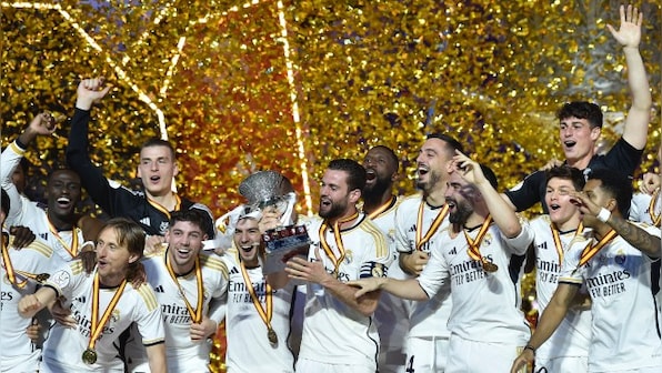 Spanish Super Cup: Vinicius scores hat-trick as Real Madrid thrash Barcelona to win title