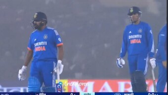 WATCH: Rohit Sharma blasts Shubman Gill after a mix-up sees him get out on a duck