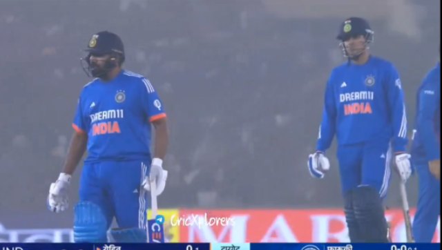 WATCH: Rohit Sharma blasts Shubman Gill after a mix-up sees him get out on a duck WATCH: Rohit Sharma blasts Shubman Gill after a mix-up sees him get out on a duck