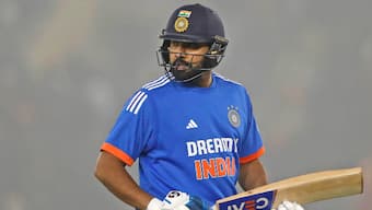 Rohit Sharma run-out for two-ball duck on T20I comeback during India-Afghanistan match in Mohali