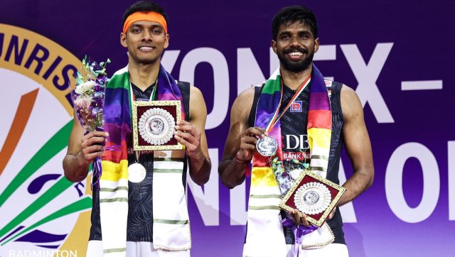 Badminton Rankings: Satwiksairaj Rankireddy and Chirag Shetty reclaim No. 1 spot in men's doubles Badminton Rankings: Satwiksairaj Rankireddy and Chirag Shetty reclaim No. 1 spot in men's doubles