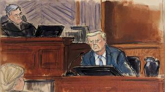 Donald Trump testifies for less than 3 minutes in E Jean Carroll trial, rebuked by judge