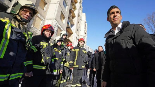 UK PM Rishi Sunak makes surprise visit to Ukraine after military support fund hike UK PM Rishi Sunak makes surprise visit to Ukraine after military support fund hike