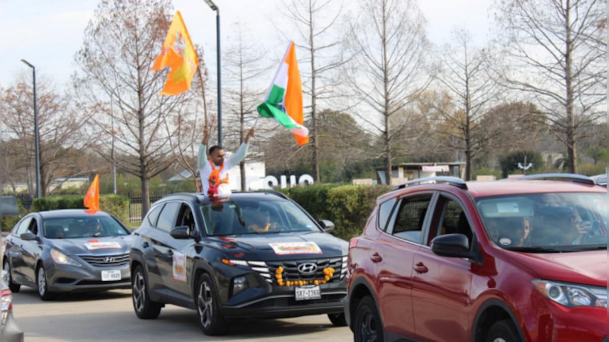 US Hindus hold massive car rally ahead of Ayodhya Ram Mandir consecration