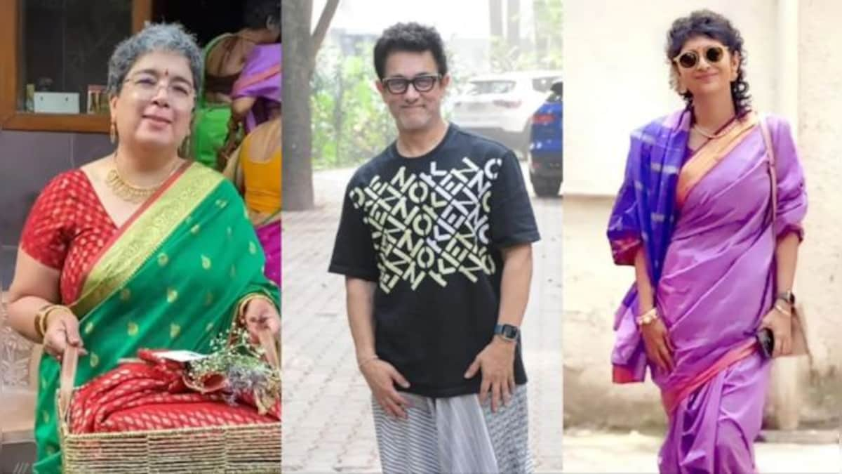 WATCH: Aamir Khan and his ex-wives Kiran Rao and Reena Dutta clicked at daughter Ira Khan's Haldi ceremony