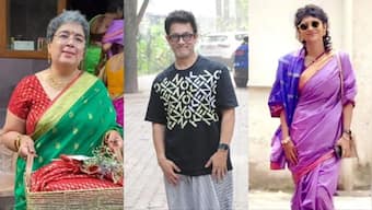 WATCH: Aamir Khan and his ex-wives Kiran Rao and Reena Dutta clicked at daughter Ira Khan's Haldi ceremony