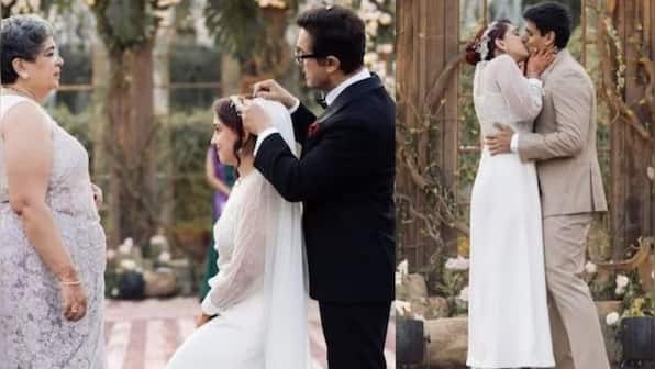 WATCH: Aamir Khan breaks down as Ira Khan-Nupur Shikhare exchange wedding vows in Udaipur