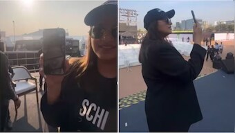 Watch: How Parineeti Chopra was 'nervous' before her live stage performance but hubby Raghav Chadha 'calmed her down'
