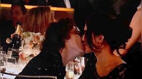 Golden Globes 2024: Timothée Chalamet and Kylie Jenner share a kiss, video from the ceremony goes viral