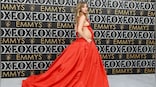 Emmys 2024: Actress and singer Suki Waterhouse flaunts baby bump on the red carpet, stuns in a red gown