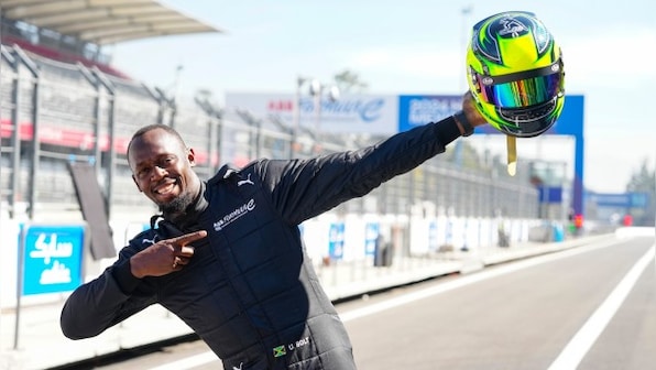 Watch: Usain Bolt drives record-breaking Formula E car