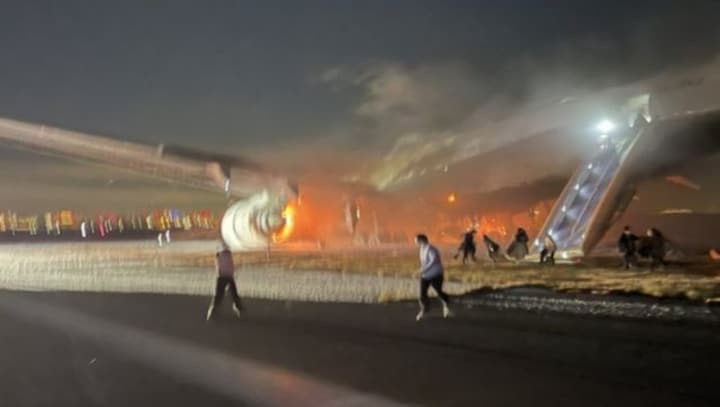 Japan plane's miraculous escape and other heroic air evacuations