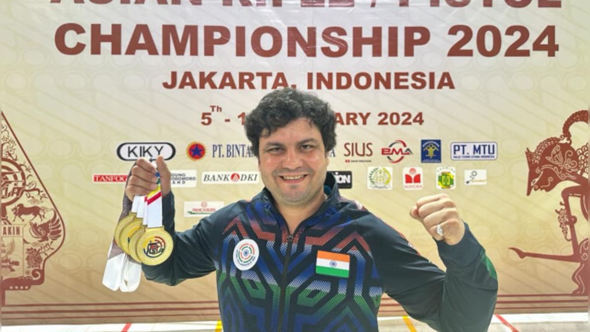 India’s Yogesh Singh completes men's 25m centre fire pistol double at Asian Olympic Qualifiers