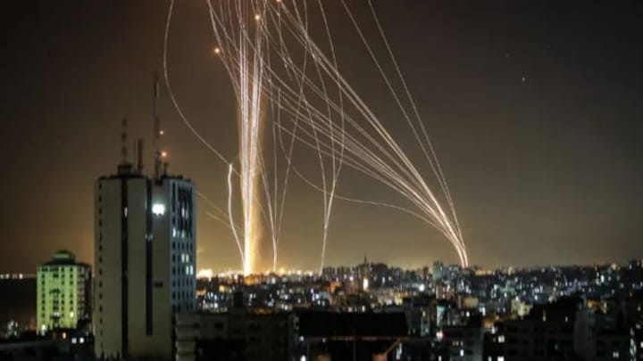 Israel launches interceptor missile at incoming aerial threat over Red Sea