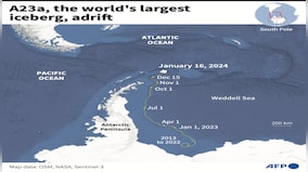 WATCH World's oldest biggest iceberg has begun its final journey