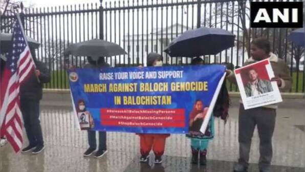 Members of Baloch diaspora in US protest against Pakistan outside White House