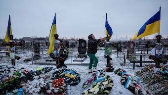 As the war in Ukraine enters its third year, the conflict will be determined not just on the battlefield but also in Western capitals and other places far from the front lines. File image/Reuters 