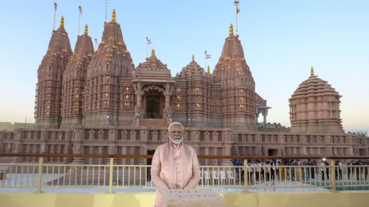 Abu Dhabi's First Hindu Stone Temple Inaugurated By PM Modi To Open For ...