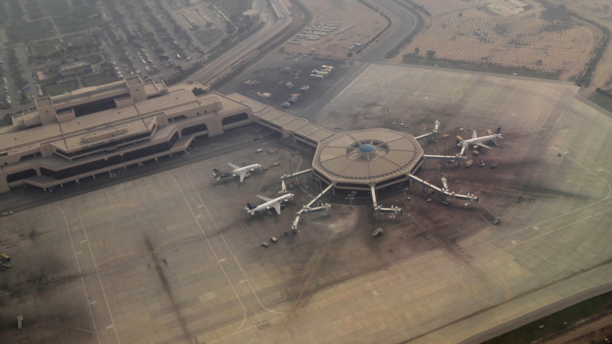 An arial view of the airplane hub at the airport in Karachi, Pakistan. Reuters An arial view of the airplane hub at the airport in Karachi, Pakistan. Reuters
