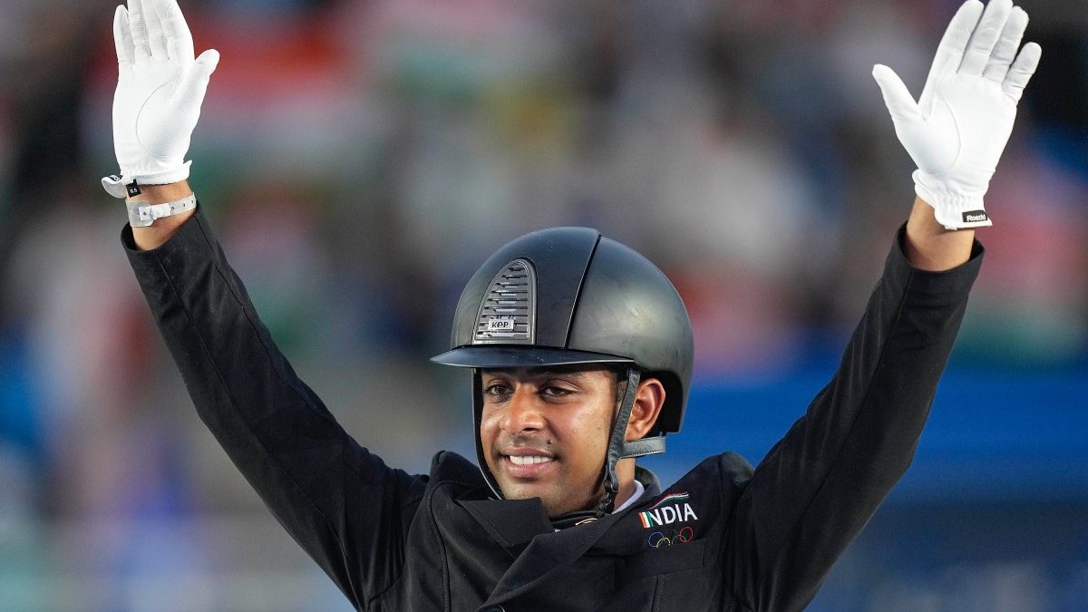 Anush Agarwalla won a bronze medal in individual dressage at the 2023 Asian Games in Hangzhou. PTI Anush Agarwalla won a bronze medal in individual dressage at the 2023 Asian Games in Hangzhou. PTI