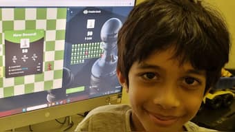 Ashwath Kaushik has become the youngest to beat a chess grandmaster in classical format. Image: X/kaushiksriram