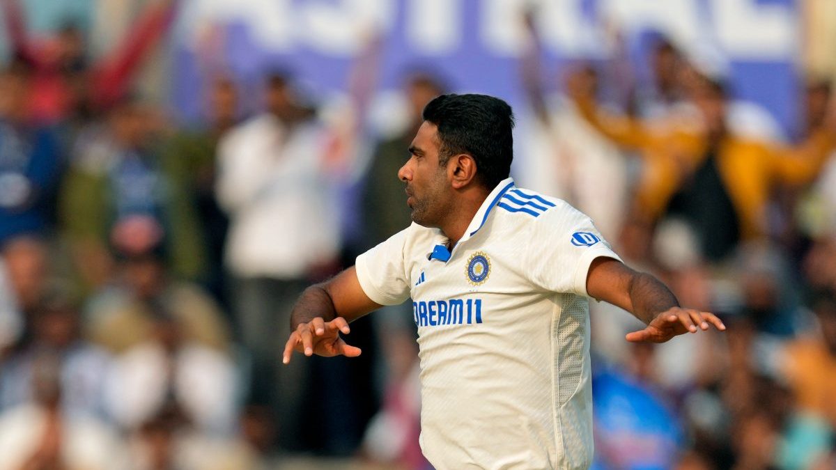 India's Ravichandran Ashwin celebrates the wicket of England's James Anderson on the third day of the fourth Test against England in Ranchi. AP India's Ravichandran Ashwin celebrates the wicket of England's James Anderson on the third day of the fourth Test against England in Ranchi. AP