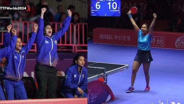 World Table Tennis Team C'ships: Ayhika Mukherjee beats world No 1 Sun Yingsha, Sreeja Akula defeats No 2 Wang Yidi