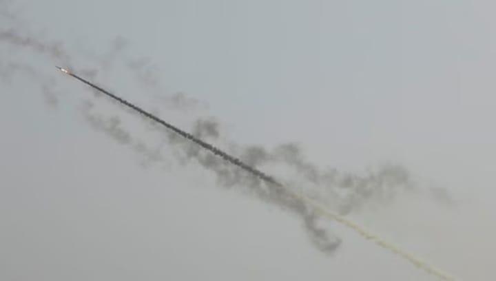 Israeli military intercepted surface-to-surface missile fired in area of Red Sea